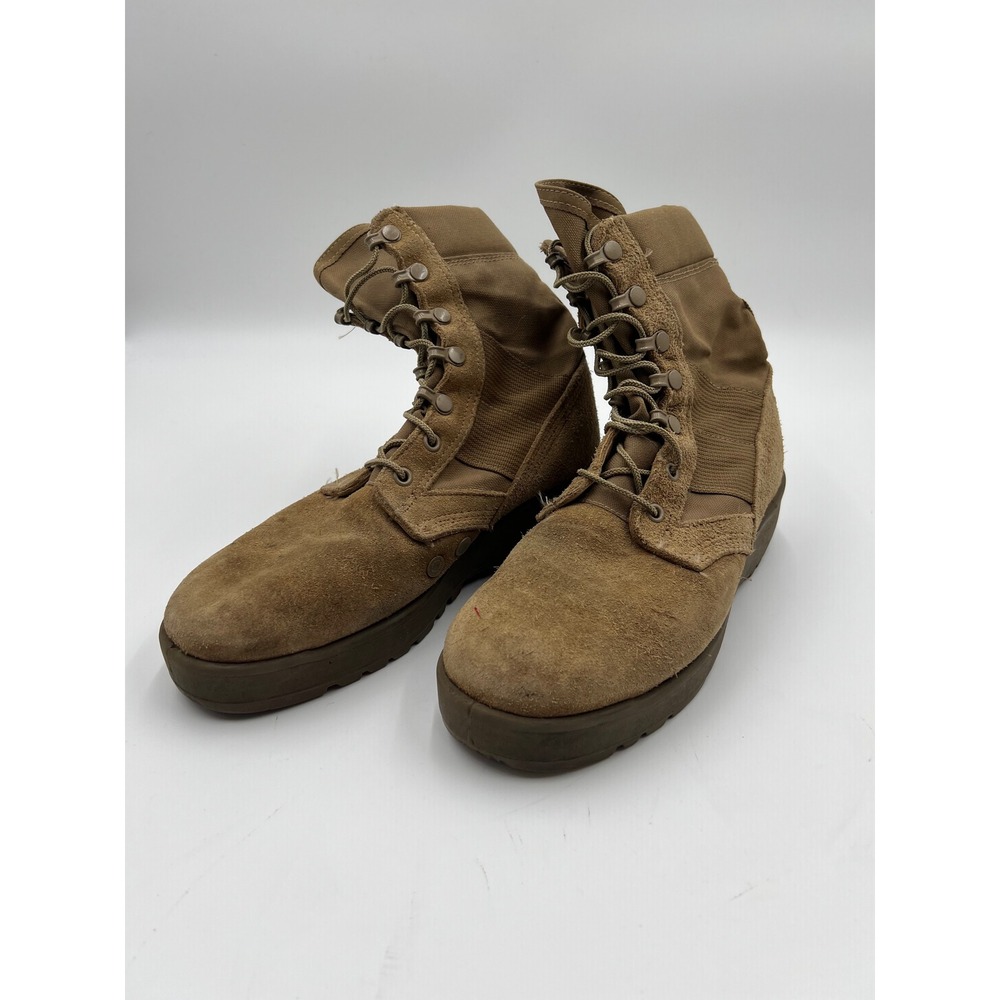 US Army Hot Weather Combat Boots Coyote Brown Suede 6.5 R SPM1C1-13-D-1017